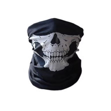 Nákrčník Lebky Rocka Neck Tube Mouth Skull Wht