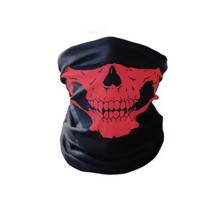 Nákrčník Lebky Rocka Neck Tube Mouth Skull Red