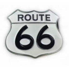 Přezka na pásek Rocka Route 66 Wht Buckle