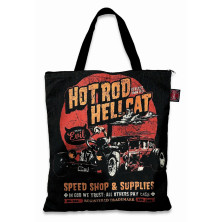 Dámská taška retro rockabilly pin-up Hotrod Hellcat In God We Trust